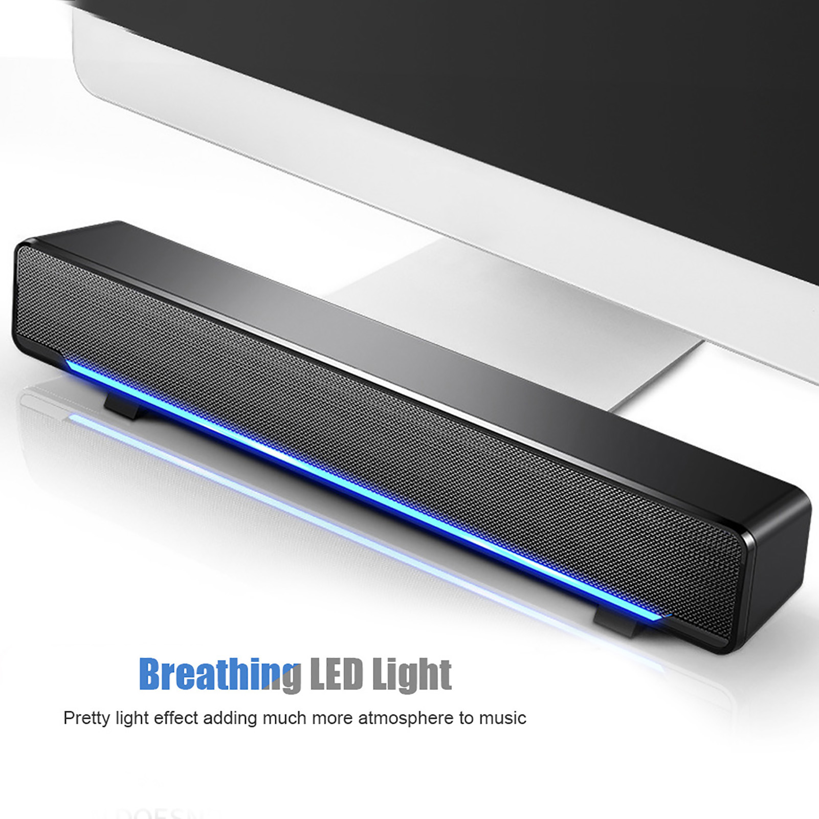 Home Cinema Sony - ポータブルサウンドバー USB 有線ステレオサウンドバー音楽プレーヤー低音サラウンドサウンドボックス 3.5 ミリメートル入力 PC