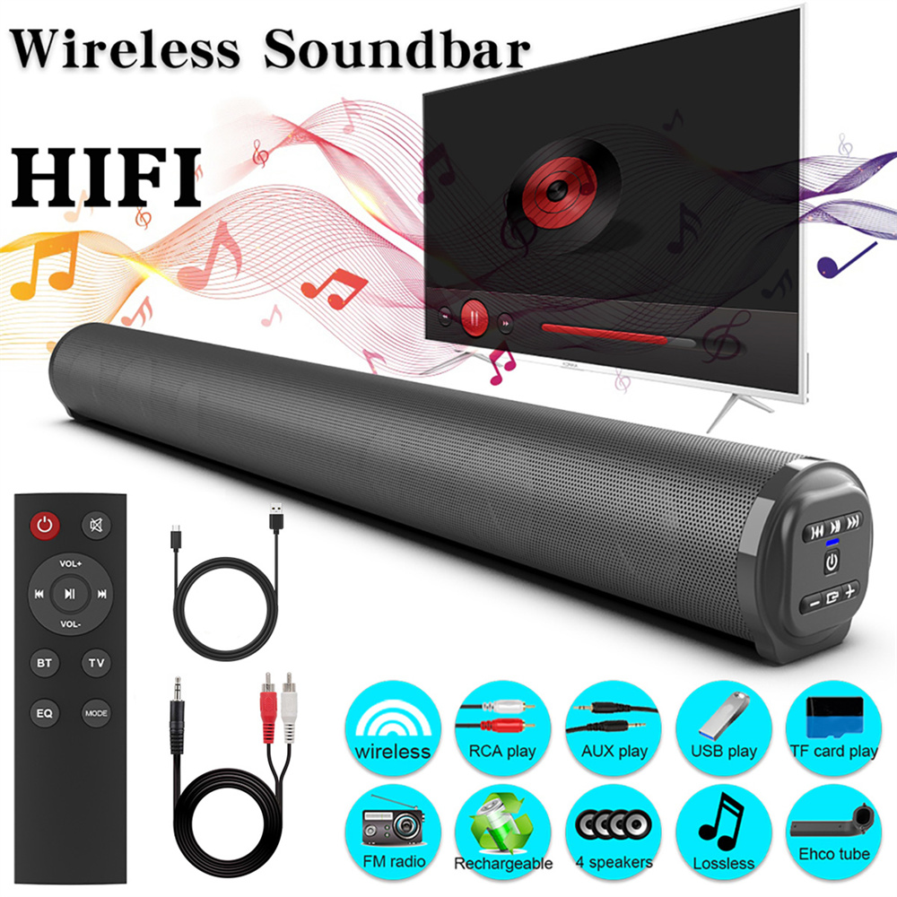 Home Cinema Wireless Speakers - サウンドバー TV サウンドシステム Bluetooth スピーカー ワイヤレス