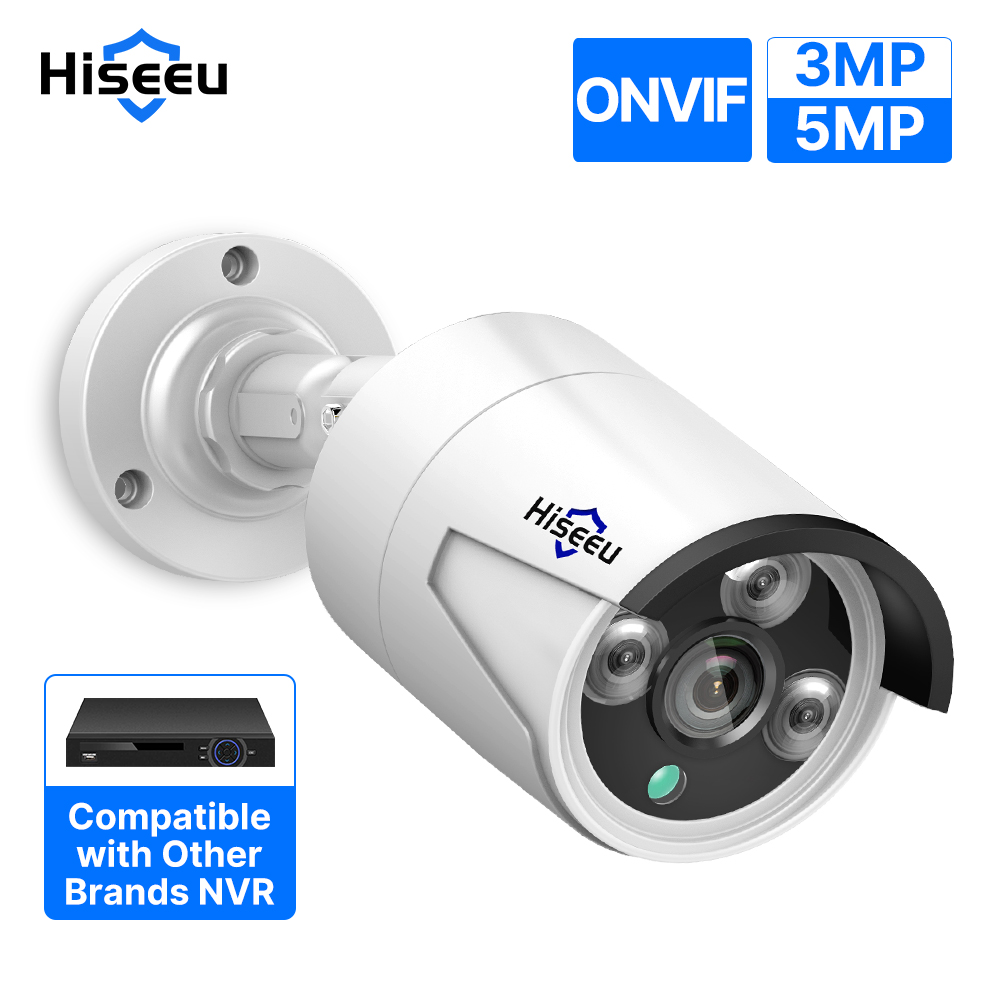 Home Cinema Sony - Hiseeu-屋外防水IP監視カメラip66,オーディオ5mp,セキュリティ,Poe h.265,防水,IP66 cctv,2p,ビデオ,家庭用,nvr用