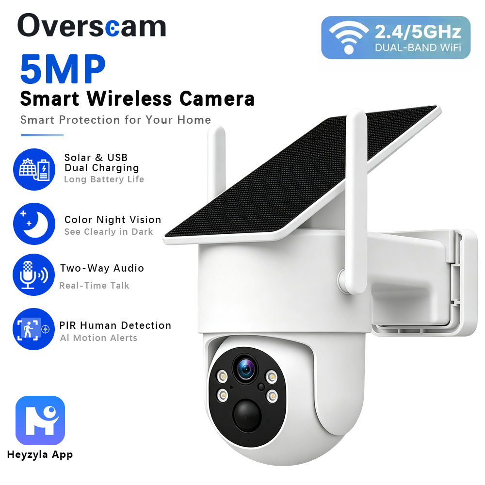 Home Cinema Sony - 5MP ソーラー駆動 PTZ カメラ屋外ワイヤレスホームモニタリング用固定ソーラーパネル 360 5GHz