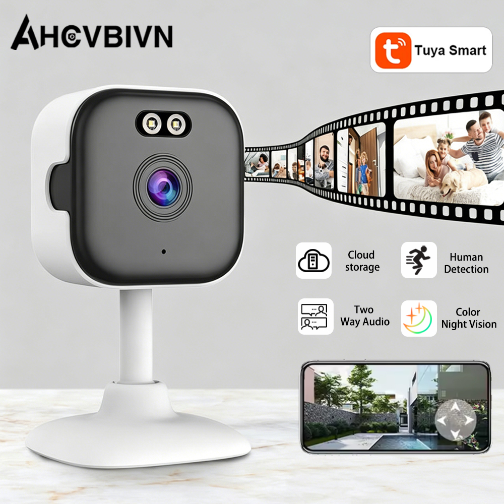 Home Cinema Sony - Tuya スマートミニ 5MP WiFi IP カメラ屋内ワイヤレスカラーナイトホームセキュリティ