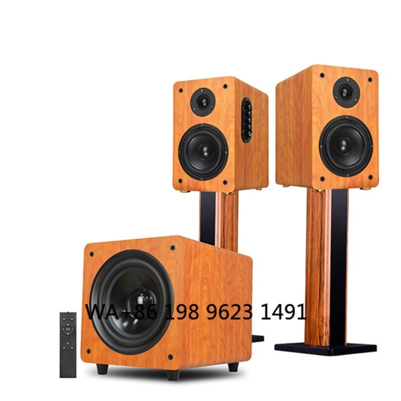 Home Theater Speaker - 8インチ150W RMS木製パワードサブウーファースピーカー、ディープベース、プロフェッショナルオーディオ、ホームシアター、映画館、エンターテイメントサウンドシステム用