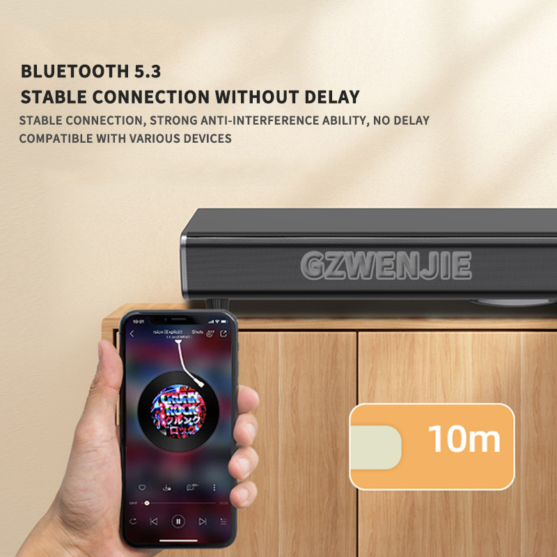 Home Cinema Wireless Speakers - ホームシアターエコーウォールTVサウンドバー 長さ99cm ダブルサブウーファー搭載 シネマBluetoothサウンドボックス 多機能オーディオスピーカー