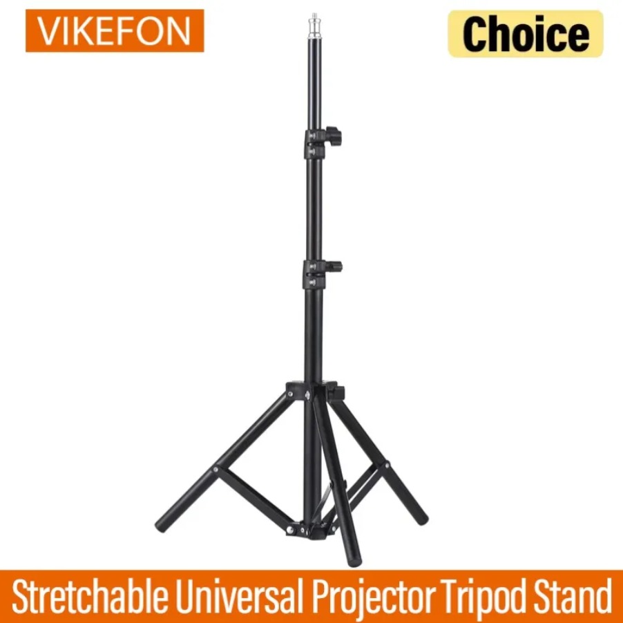 Projector Tripod Stand - ユニバーサルメタル三脚スタンドプロジェクターブラケットは1.6メートルまで拡張可能アルミニウム合金インターフェースプロジェクター用の高さ調節可能