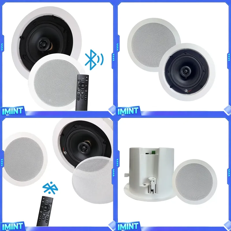 Home Cinema Wireless Speakers - プロ仕様ワイヤレス8個天井スピーカー デュアルモード 2.0チャンネルホームシアターサラウンドサウンド 簡単後付けオーディオ