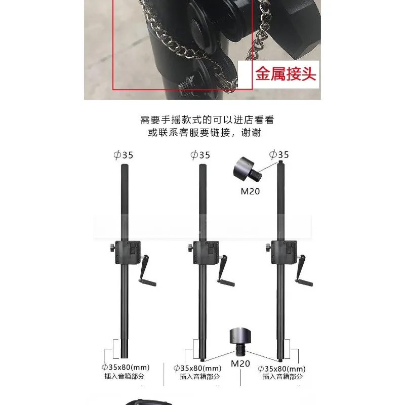 Home Theater Speaker - 重低音高音対応ポールマジック3サブウーファースピーカー高さ調整可能スタンド（ホームシアターサウンドシステム用）