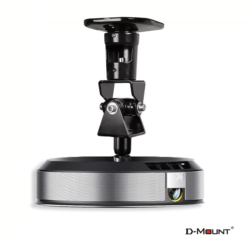 Projector Mount Ceiling - 穴あきアルミプロジェクター,Dマウントブラケット,チルトスイベル,フルモーション,2 in 1,4 in 1,8インチ,PR03-YT, 6kg,アルミニウム