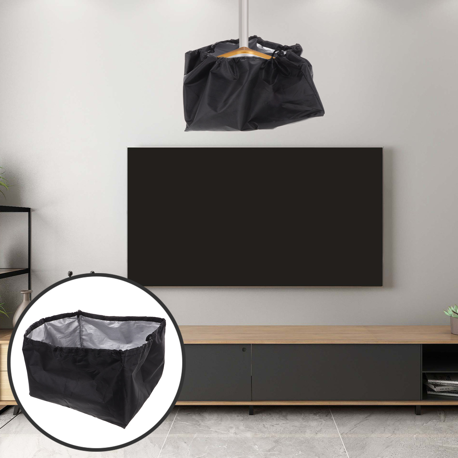 Projector Mount Ceiling - 防水プロジェクターカバー 多機能天井取り付け型保護カバー 収納機能付き 室内用 耐候性プロテクター
