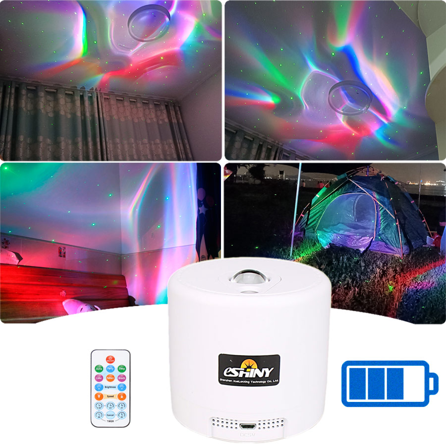 Home Cinema Led Projector - SA204 RGB LED モービルオーロラプロジェクター ナイトグリーンレーザー スカイスターズ