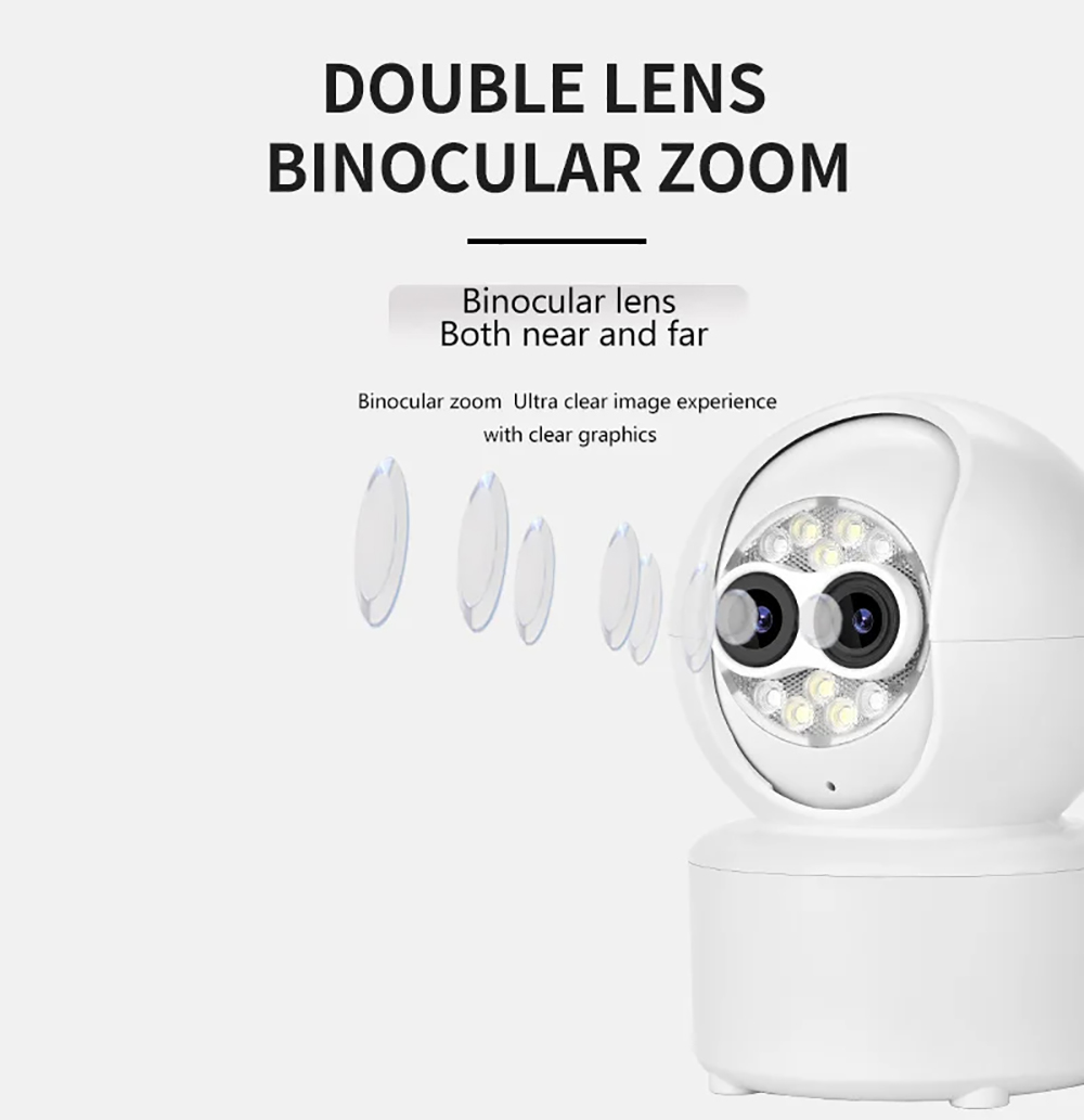 ICsee デュアルレンズ 4MP セキュリティカメラ 5倍 - Home Cinema Sony のレビューと価格