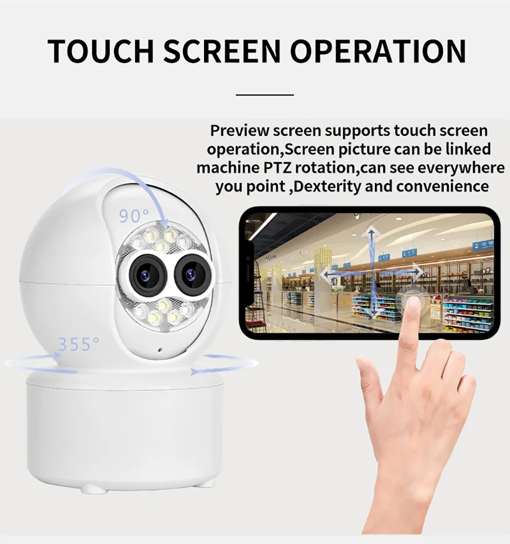 ICsee デュアルレンズ 4MP セキュリティカメラ 5倍 - Home Cinema Sony のレビューと価格