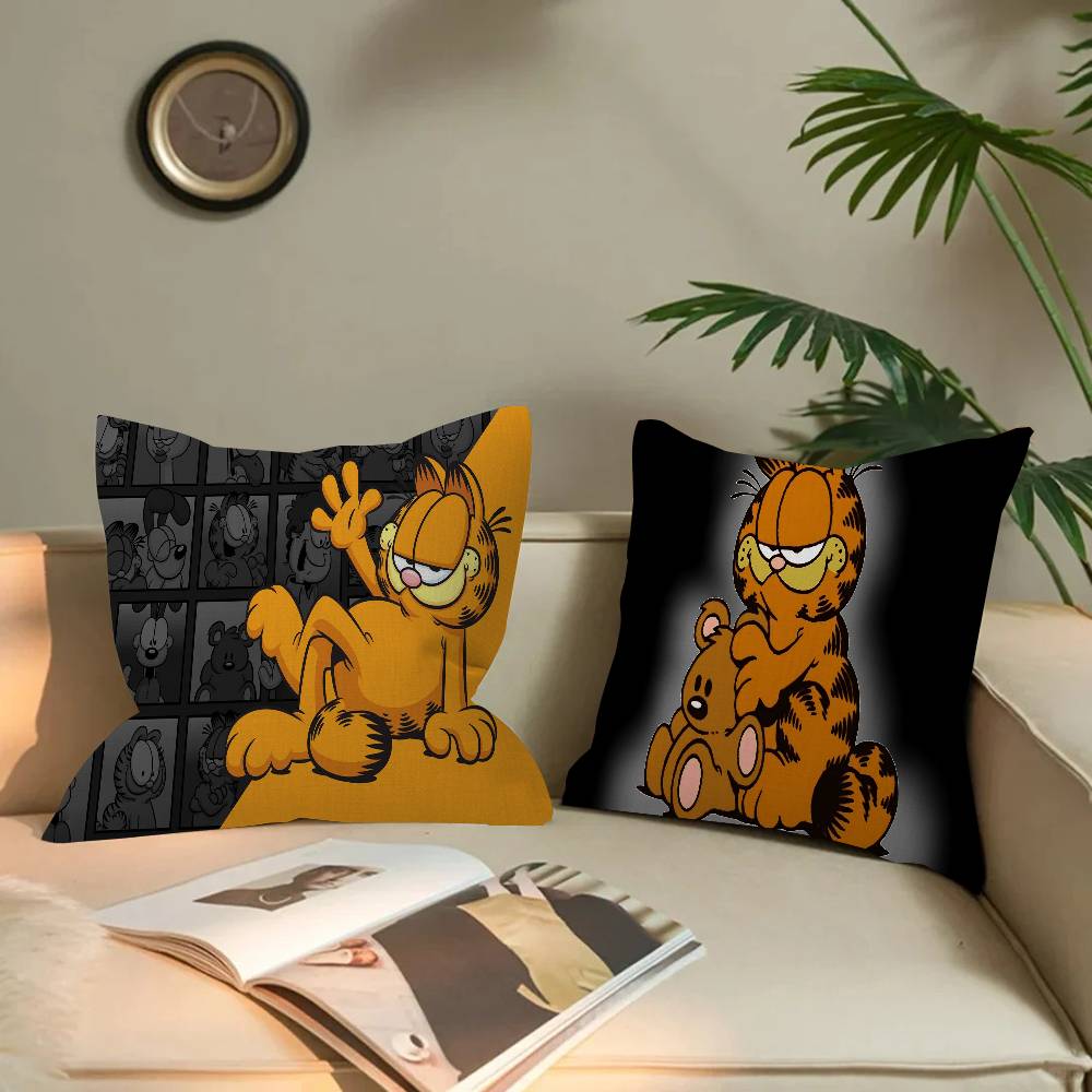 アニメ G-ガーフィールド かわいい猫柄枕カバー クッション - Recliner Sofa Cover のレビューと価格