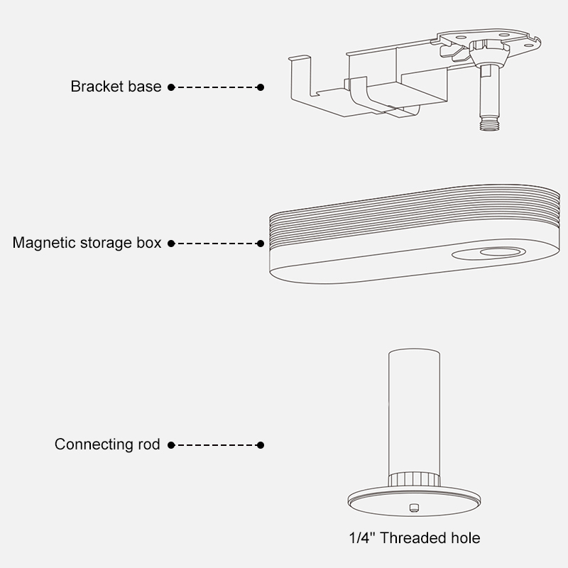 XGIMI プロジェクター天井マウント Pro Gimbal - Projector Mount Ceiling のレビューと価格