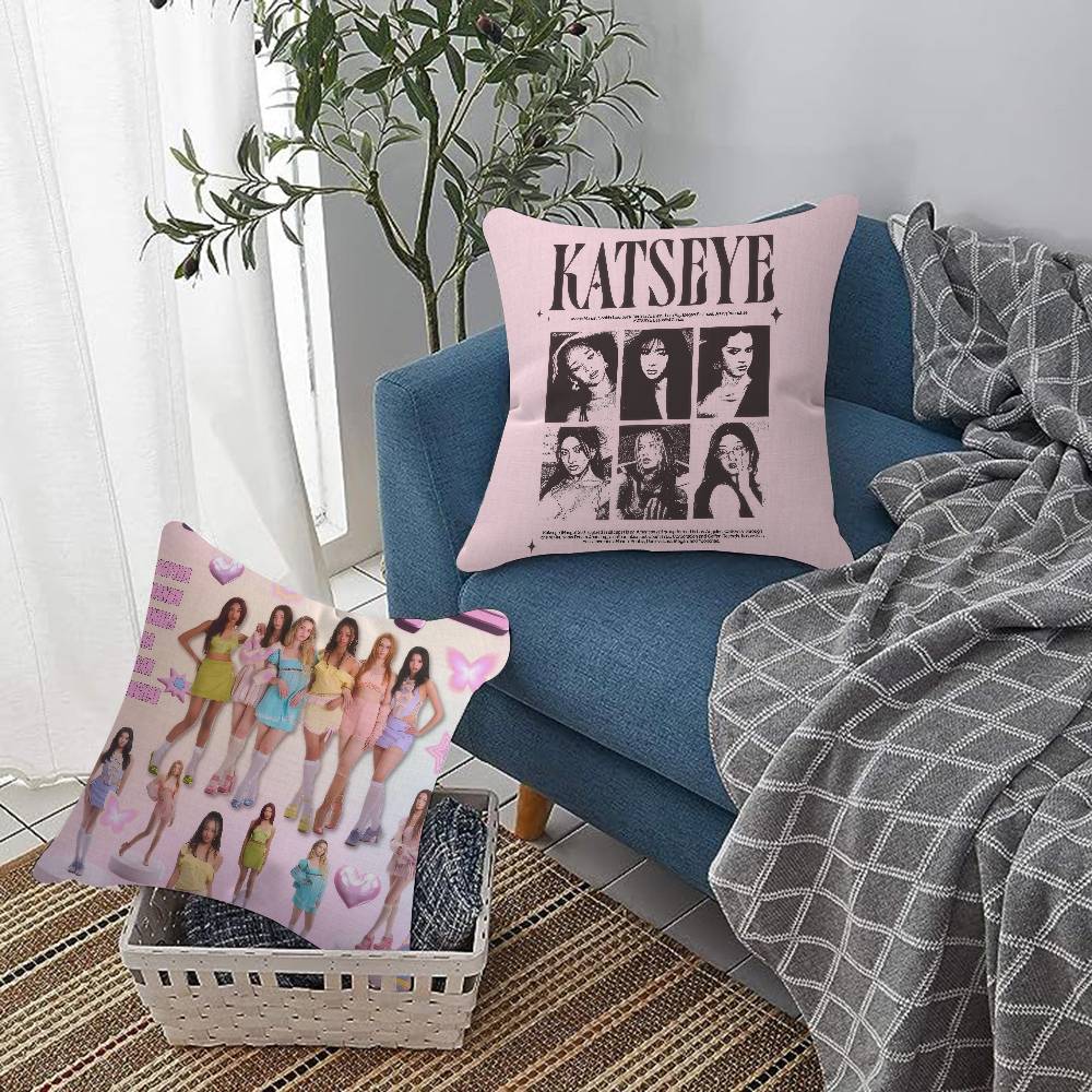 Kpop ホットガール K-KATSEYE 枕カバー 寝室や - Recliner Sofa Cover のレビューと価格