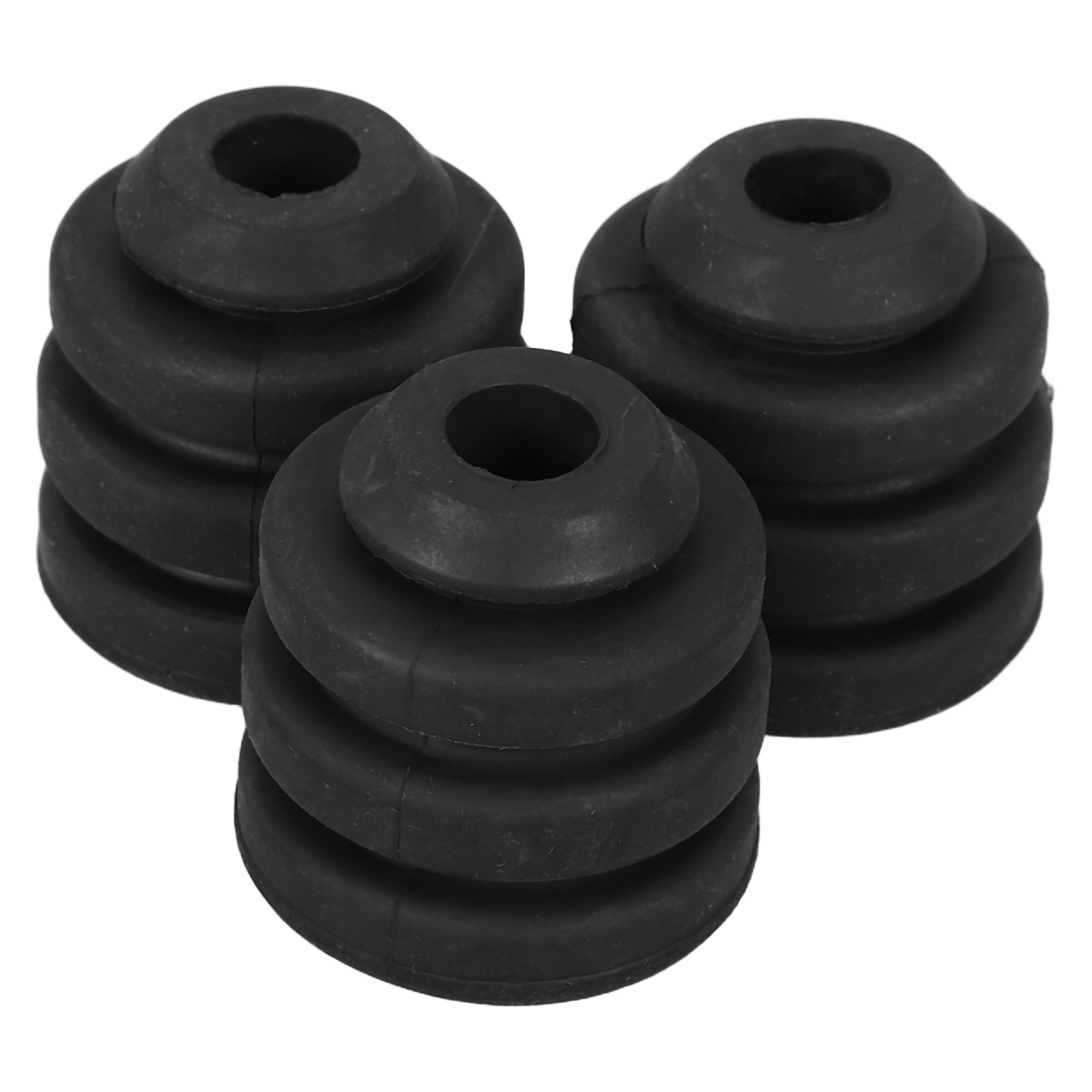 3個入りコンプレッサー用ゴム製防振パッド ブラック AC取り - Noise Isolating Pad のレビューと価格