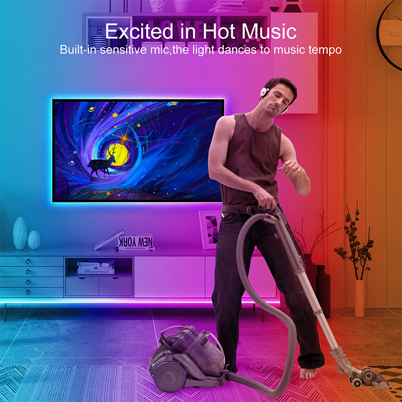 STTLスマートテレビLEDストリップライト2.5M RGB - Ambient Light Strip Tv のレビューと価格