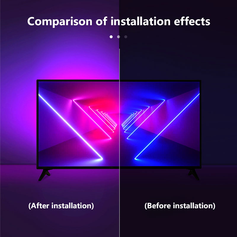 STTLスマートテレビLEDストリップライト2.5M RGB - Ambient Light Strip Tv のレビューと価格