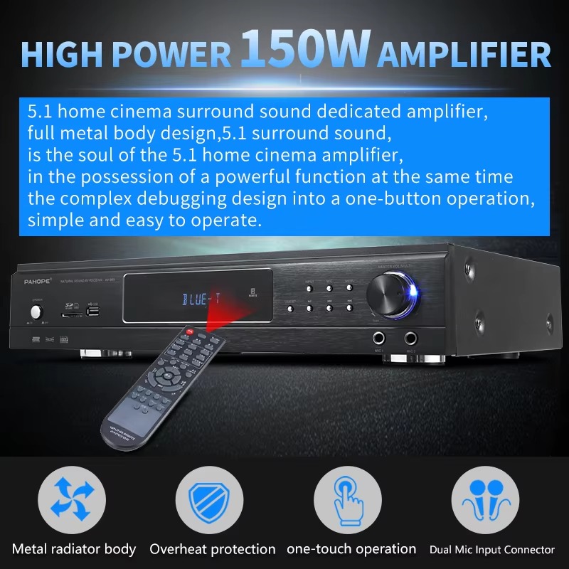 5.1ホームシアター 6チャンネルHi-Fiパワーアンプ B - Home Theater Speaker のレビューと価格