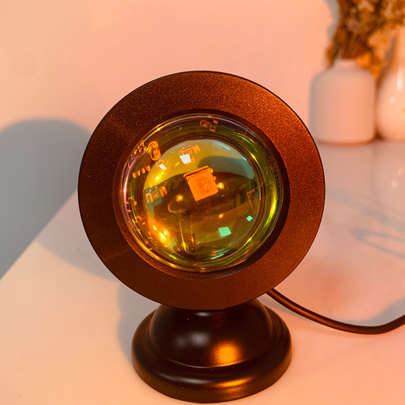 ポータブルLEDサンセットランプ,USB付きランプ,室内装飾 - Home Cinema Led Projector のレビューと価格