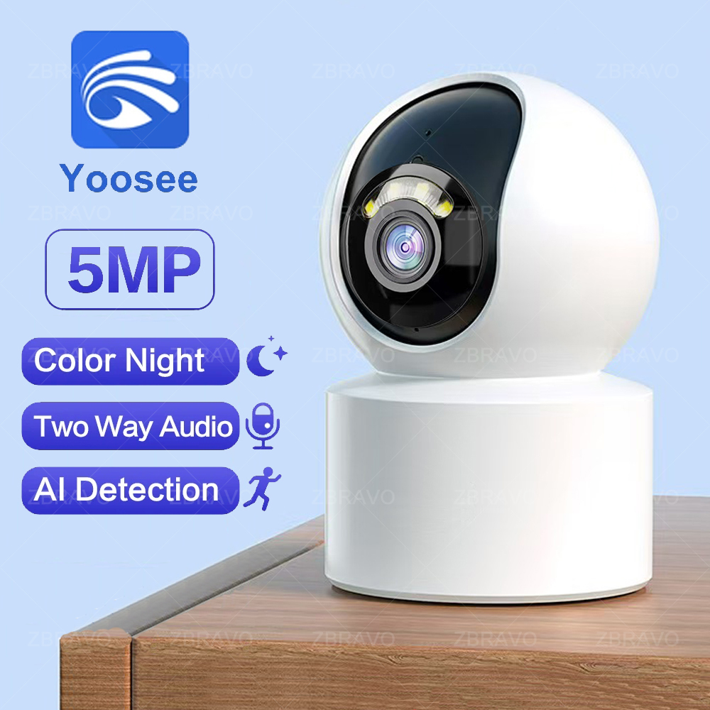 Yoosee 5MP WiFiセキュリティPTZ屋内IPカメ - Home Cinema Sony のレビューと価格