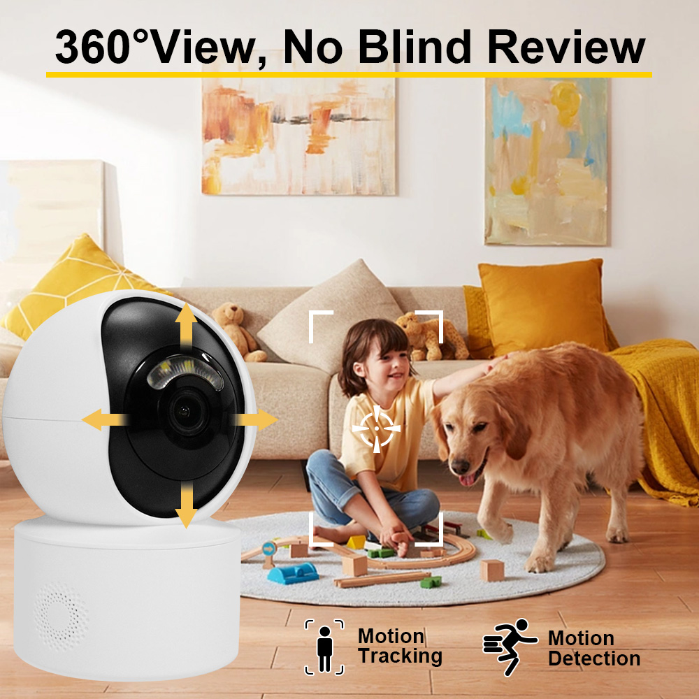 Yoosee 5MP WiFiセキュリティPTZ屋内IPカメ - Home Cinema Sony のレビューと価格