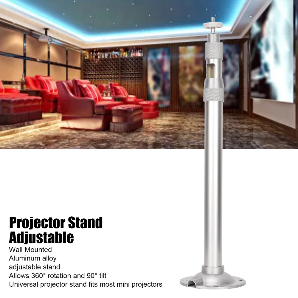 5kg耐荷重ユニバーサルプロジェクターマウント360 °   - Projector Mount Ceiling のレビューと価格