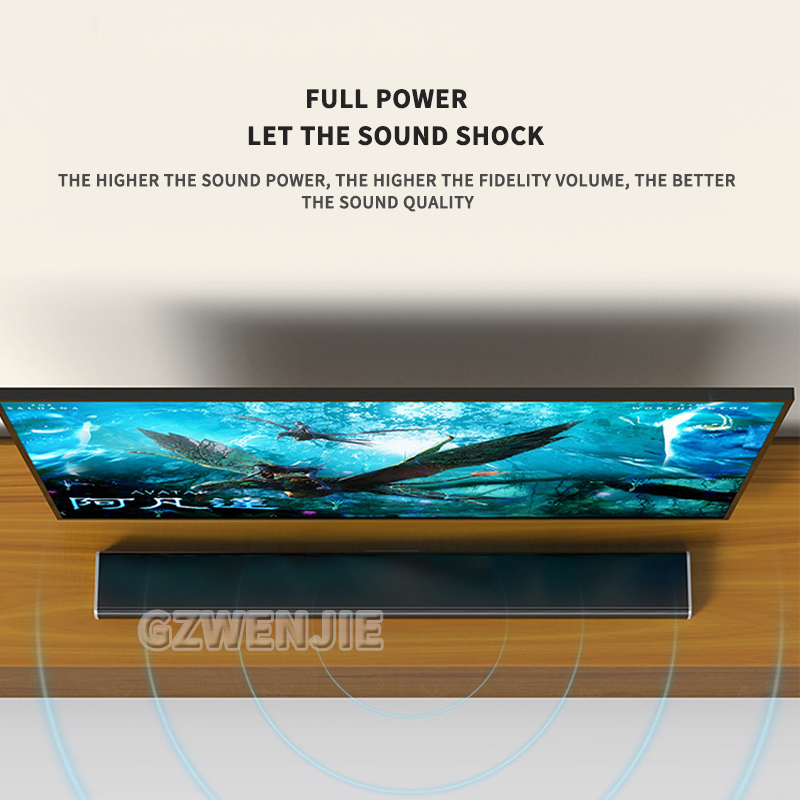 ホームシアターエコーウォールTVサウンドバー 長さ99cm  - Home Cinema Wireless Speakers のレビューと価格
