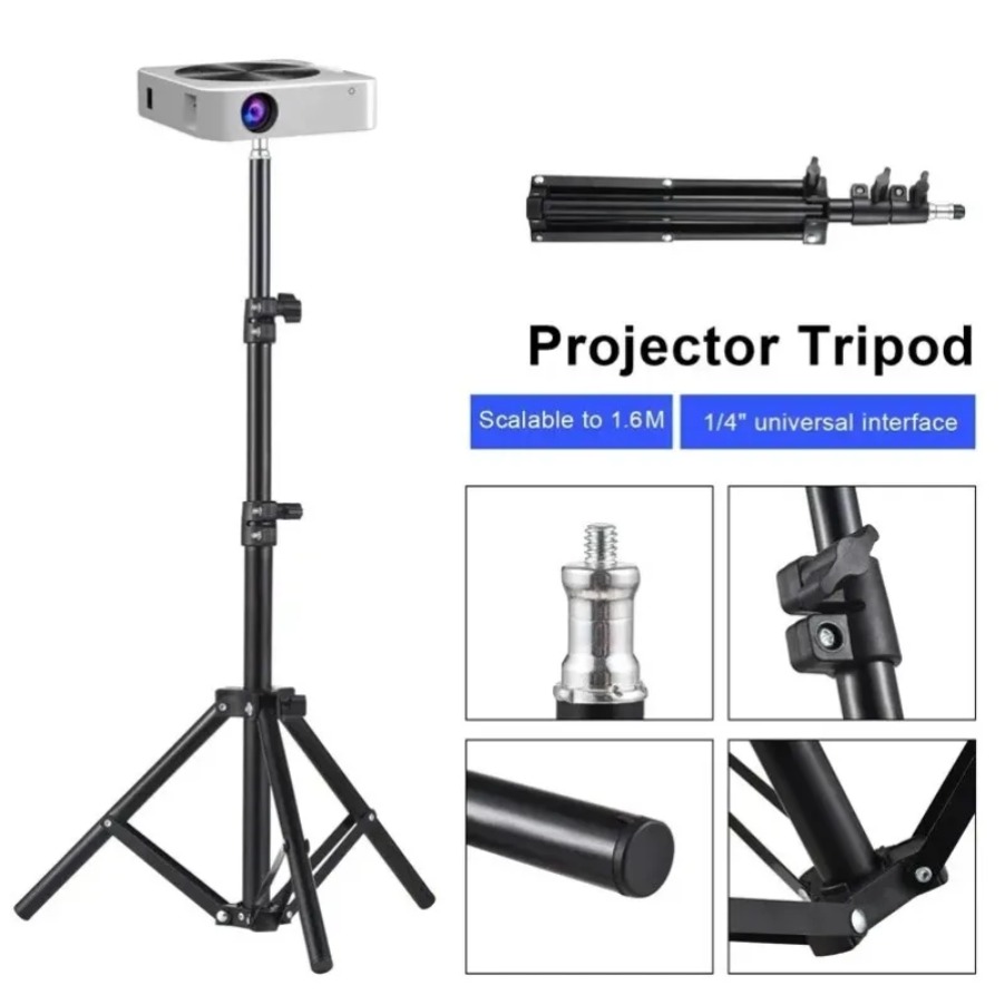 ユニバーサルメタル三脚スタンドプロジェクターブラケットは1. - Projector Tripod Stand のレビューと価格