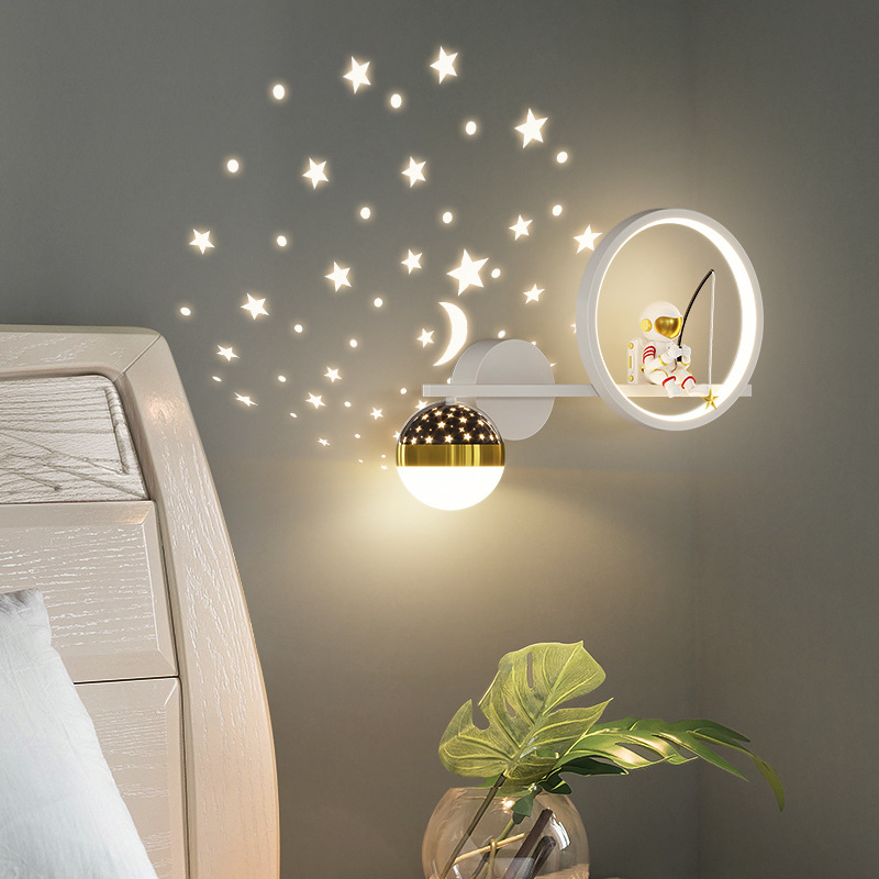 家の装飾スタープロジェクターウォールランプ LED メタルボ - Home Cinema Led Projector のレビューと価格