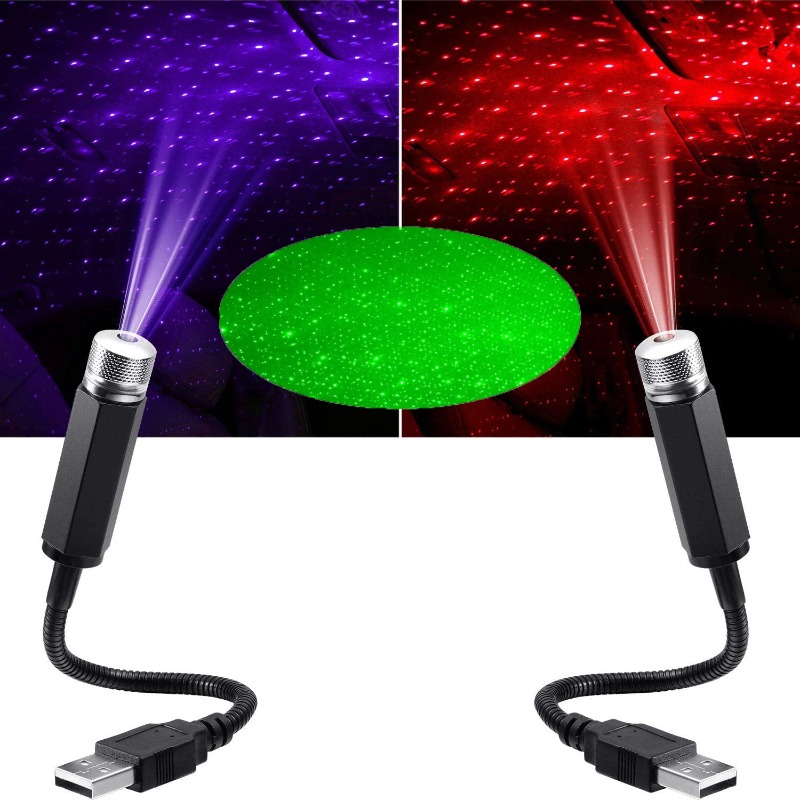 車内用ロマンチックLED星空ナイトライト、5V USB電源、 - Projector Mount Ceiling のレビューと価格