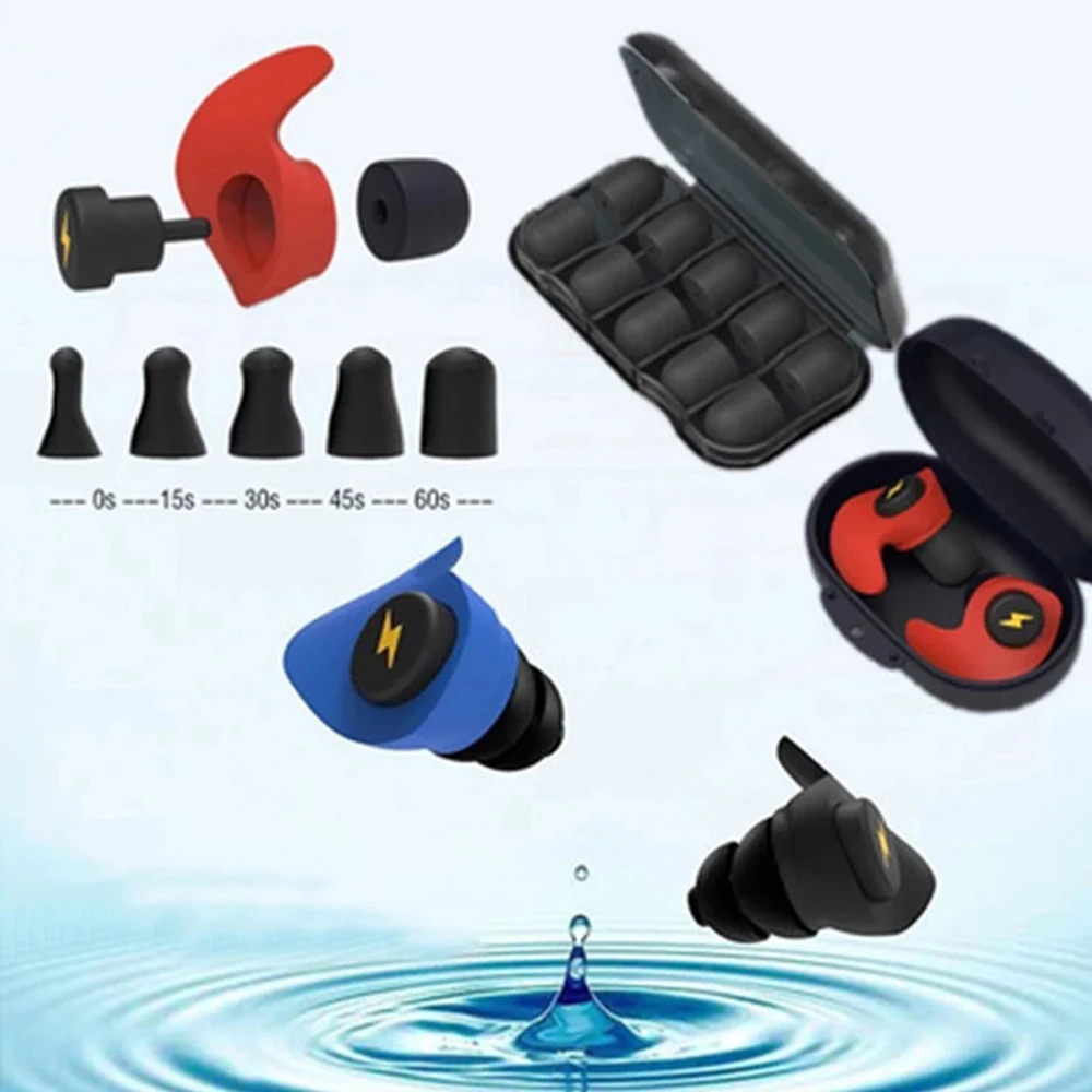 睡眠シリコーン耳栓黒防音ソフトフォーム睡眠耳栓 Tapone - Noise Isolating Pad のレビューと価格