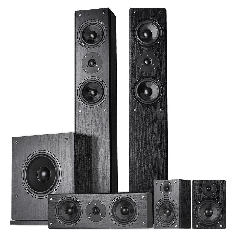 5.1chホームシアターパッシブスピーカーシステム - Home Theater Speaker のレビューと価格