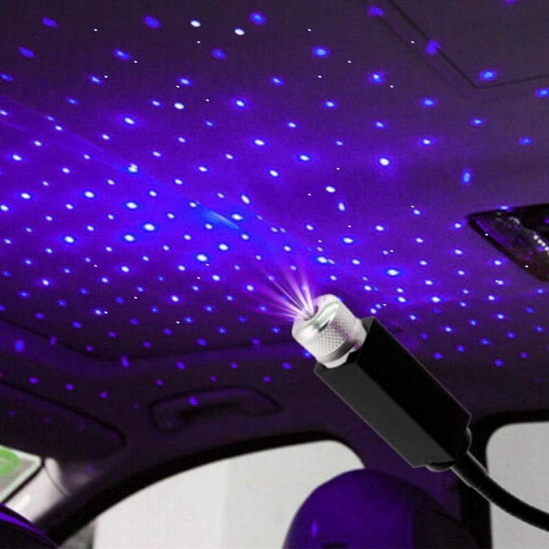 USB車のインテリア大気のスタースキーランプ、天井の屋根ライ - Projector Mount Ceiling のレビューと価格