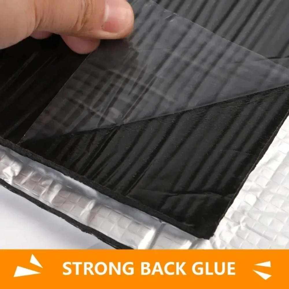 極厚20mm車用防音マット 50x100cm アルミ箔断熱材 - Noise Isolating Pad のレビューと価格