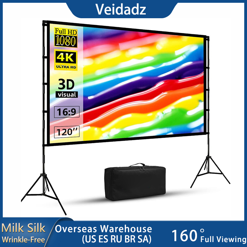 Veidadz-ソフトホワイトプロジェクタースクリーン,60 - Projector Tripod Stand のレビューと価格