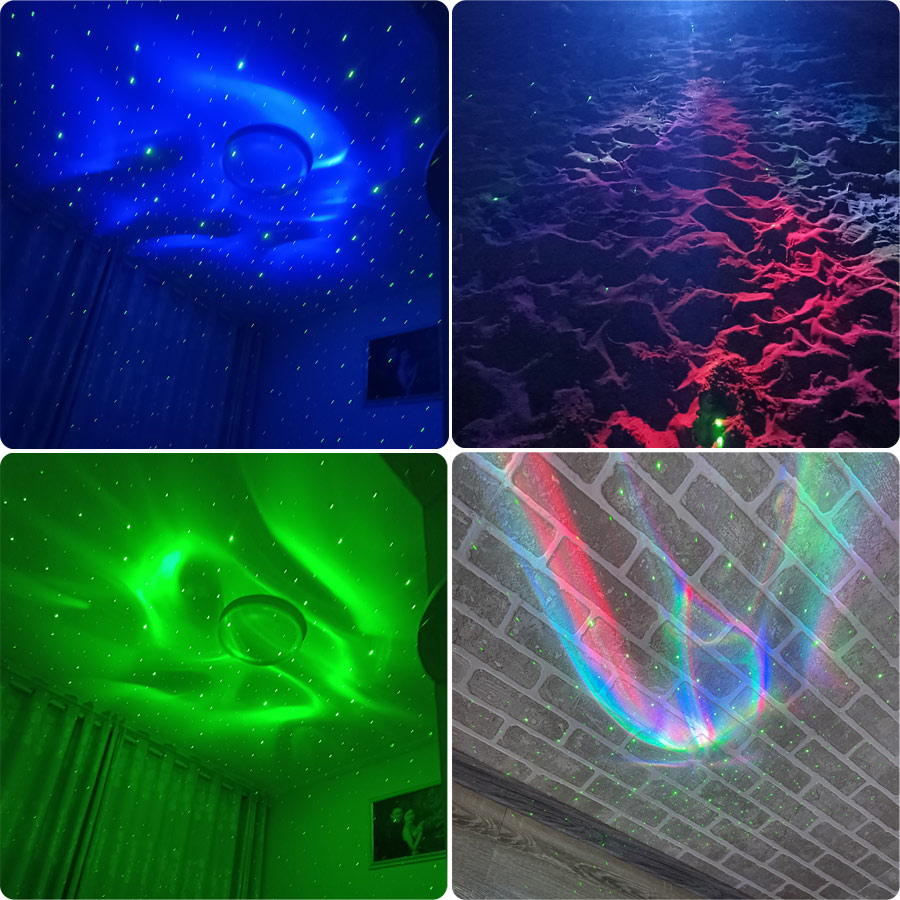 SA204 RGB LED モービルオーロラプロジェクター  - Home Cinema Led Projector のレビューと価格