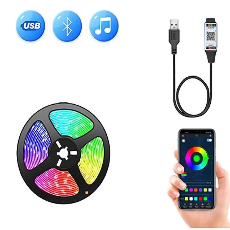 RGB Led ストリップライト Bluetooth アプリ - Ambient Light Strip Tv のレビューと価格