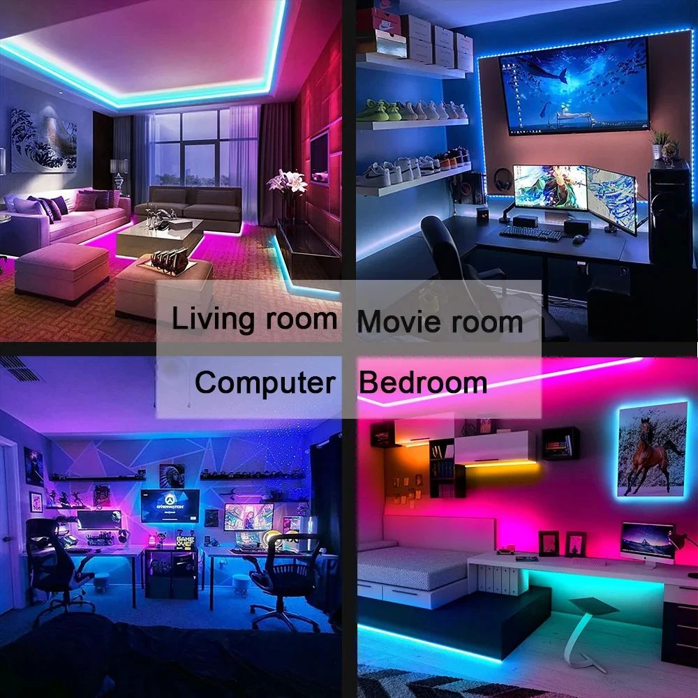 RGB Led ストリップライト Bluetooth アプリ - Ambient Light Strip Tv のレビューと価格