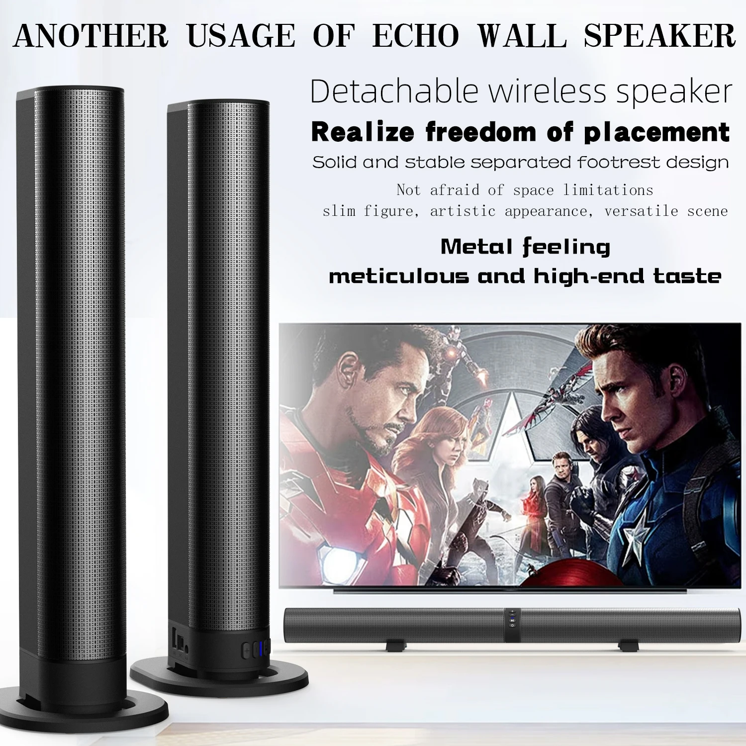 FM サウンドバー TV Bluetooth スピーカー H - Home Cinema Wireless Speakers のレビューと価格