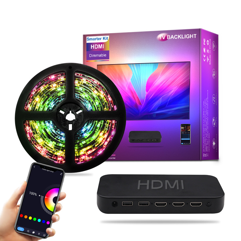 RGBICスマートアンビエントTVライトキット HDMI同期 - Ambient Light Strip Tv のレビューと価格